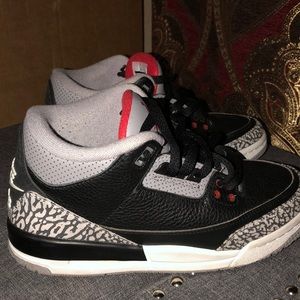Jordan 3 Retro Black and Cement 6.5